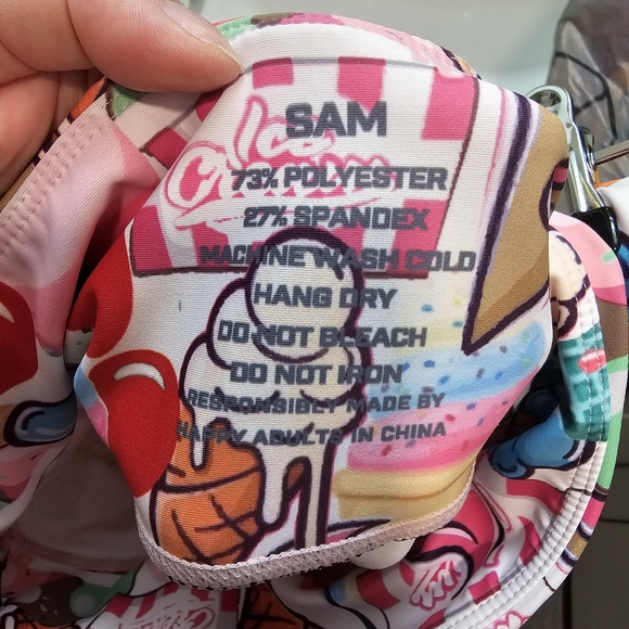 Frosty Treat Xtra Long Next Level Pocket Shorts - Size SAM GRRRL - Picture 3 of 5